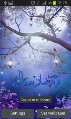 beauty ramadan LiveWallpaper android App screenshot 1